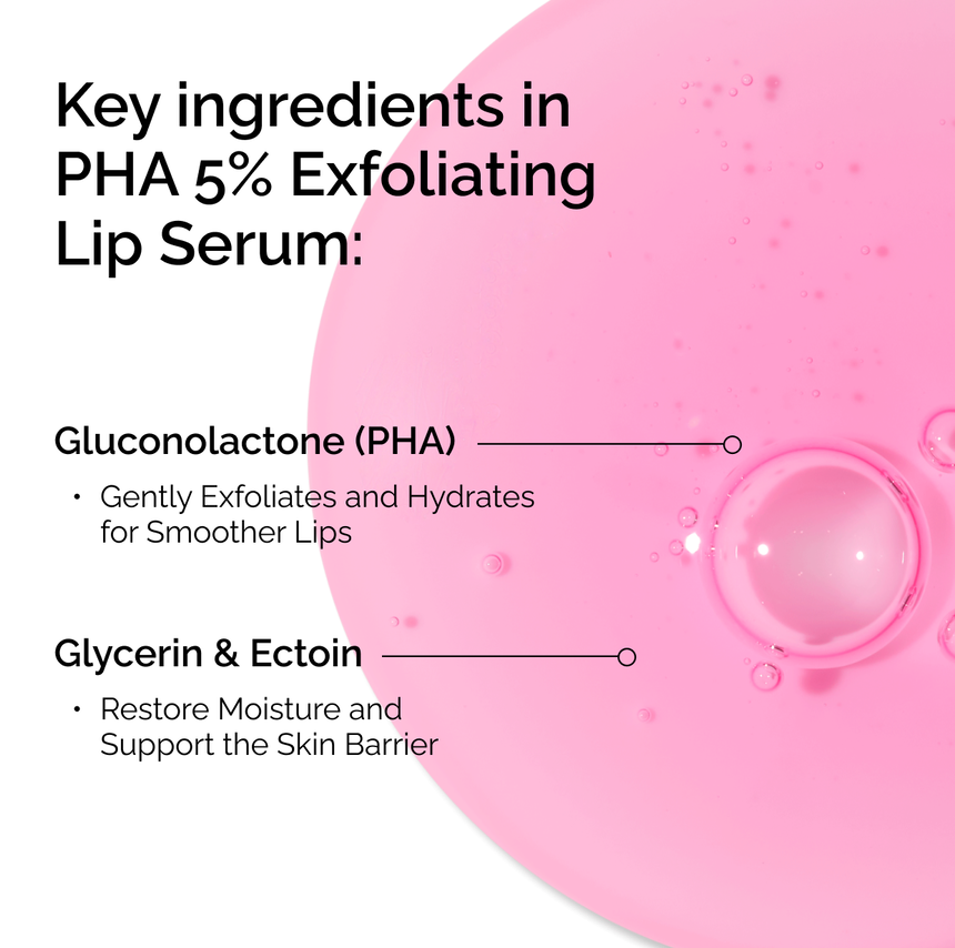 The INKEY Skin PHA 5% Exfoliating Lip Serum - Image 6